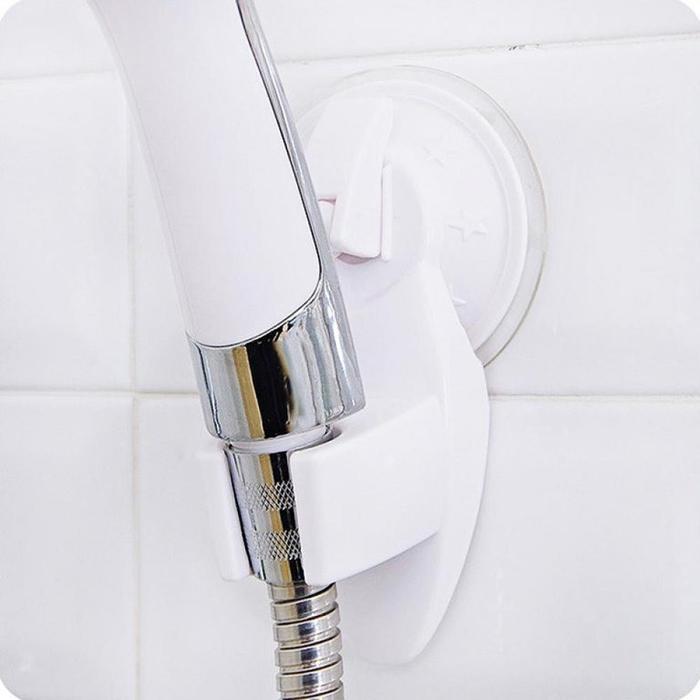 Suction Cup Gantungan Shower Mandi Hanger Holder Dudukan Shower Tempel