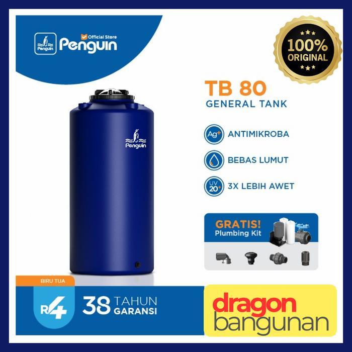 Tangki Air Penguin TB 80 / Toren Air Penguin 800 Ltr / Tandon Penguin - Biru