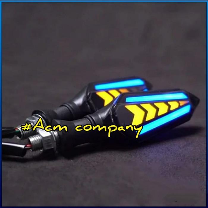 FREE ONGKIR LAMPU SEN SEIN VARIASI BELAKANG LED RUNNING 2MODE AEROX 155 OLD NEW BISA COD