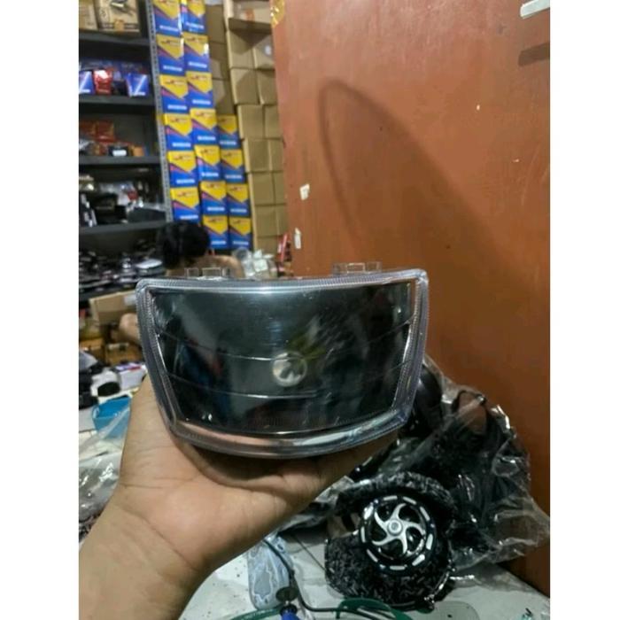 FREE ONGKIR LAMPU DEPAN FIZR CUSTOM HITAM SMOKE BEST IMPORT QUALITY VARIASI LAMPU DEPAN HEADLAMP