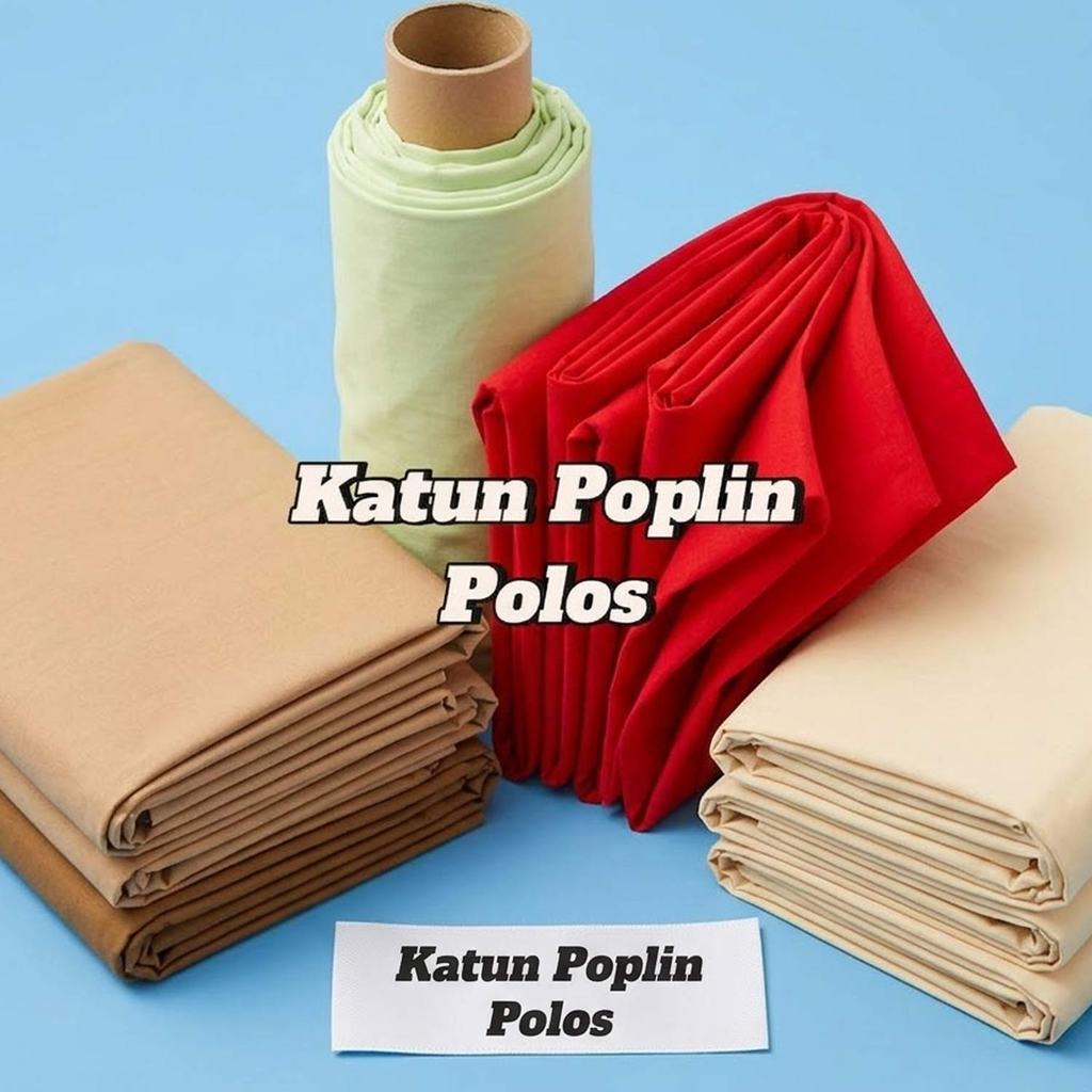 Kain Katun Jepang Poplin Tokai Senko Premium – Bahan Meteran Lembut Adem 1 Meter
