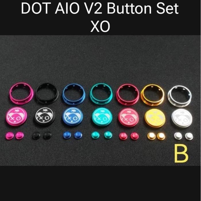 TERMURAH DOT AIO V2 Button Set Wickd Panda XO Mur Mer Acc178 BISA GRAB
