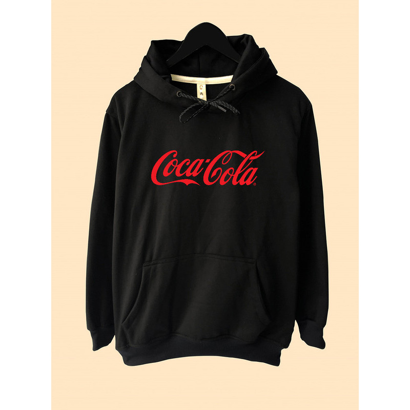 Jaket Hoodie Coca Cola logo