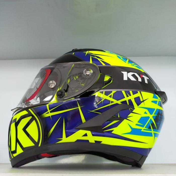 HELM KYT FALCON FR SPIKE YELLOW