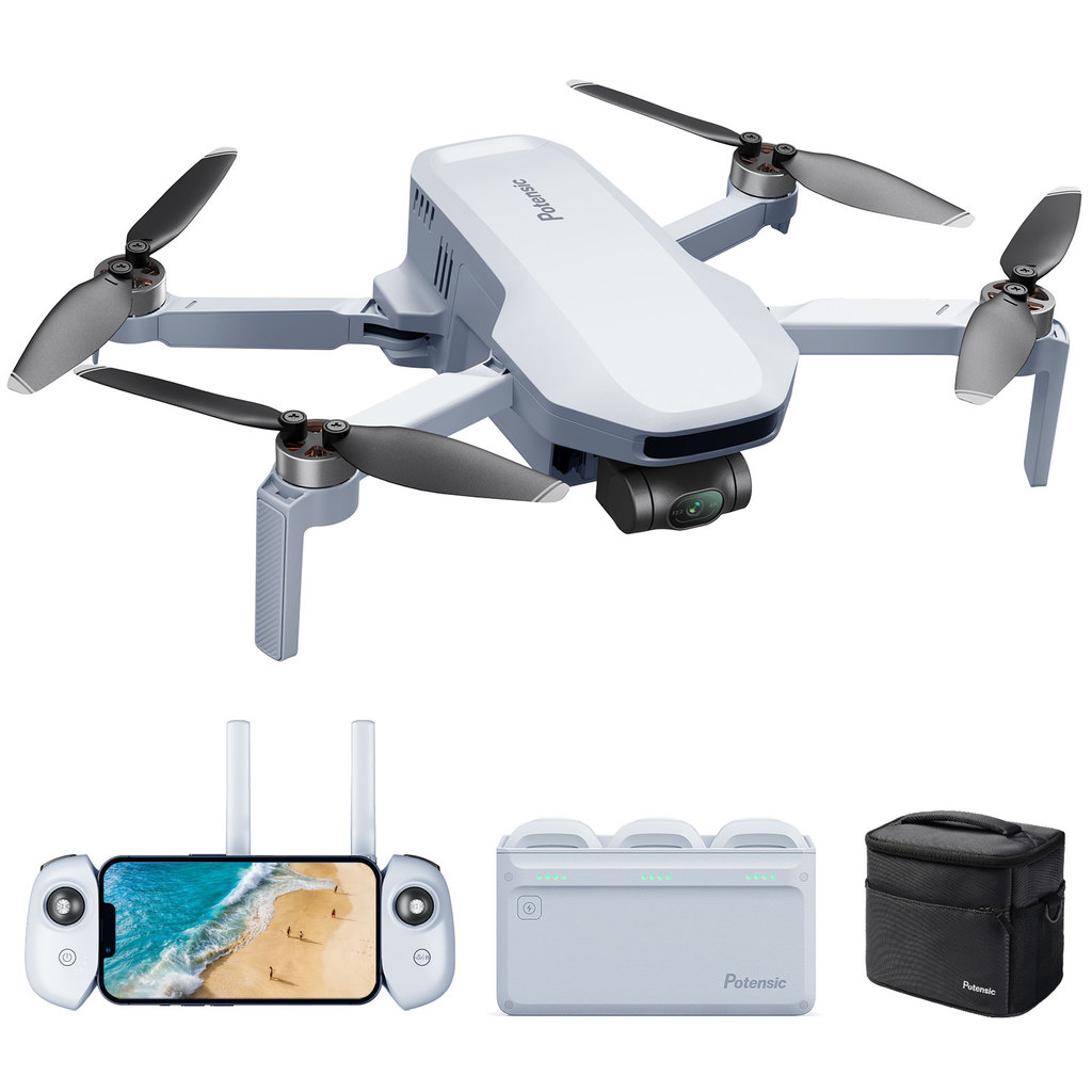 Potensic Mini Drone 3 Axis Gimbal 6KM GPS 4K Professional Camera
