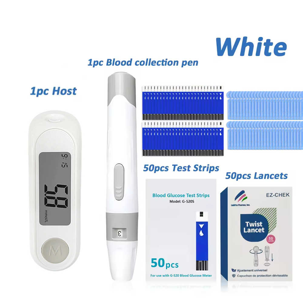 Blood Glucose Meter Diabetes Testing Kit 50/100pc Test Strip Medical Diabetes Blood Sugar Test