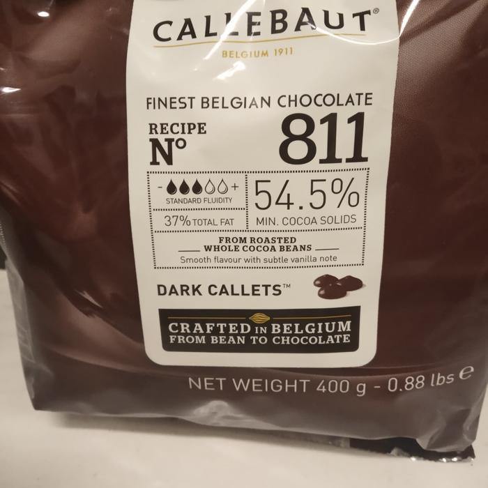 Callebaut Belgian Dark Chocolate 54,5% chips BISA GOSEND