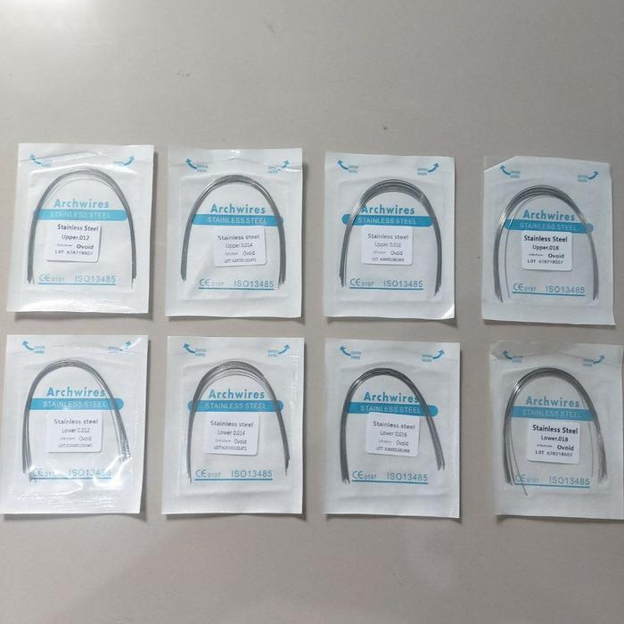Kawat Behel Gigi Dental Wire Ss 012 Upper Lower / Wire Ortho Isi 10