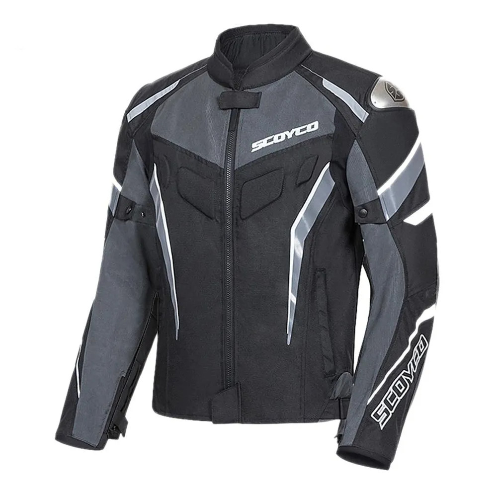 SCOYCO Motorcycle Jacket Pants Suit Men Waterproof Motocross Moto Jacket Protective Breathable Mesh