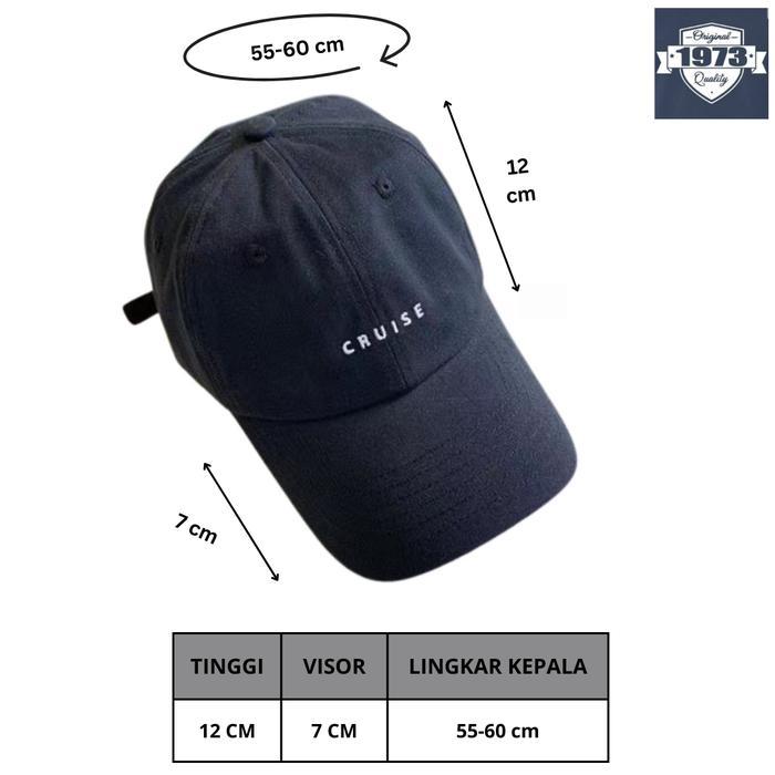 Baseball Cap : Cruise - Topi Baseball Topi Pria Topi Wanita Topi Olahraga #Gratisongkir