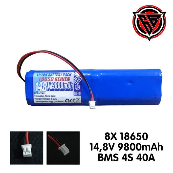 Ready Baterai Cctv Panel Surya / Baterai Lampu Panel Surya / Baterai Speaker Tipe 18650 9800Mah