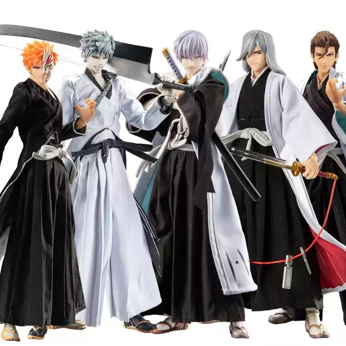 Bleach Lucky Box Anime Figure Blind Box Kurosaki Ichigo Aizen Rukia Action Figure Desktop Decoration