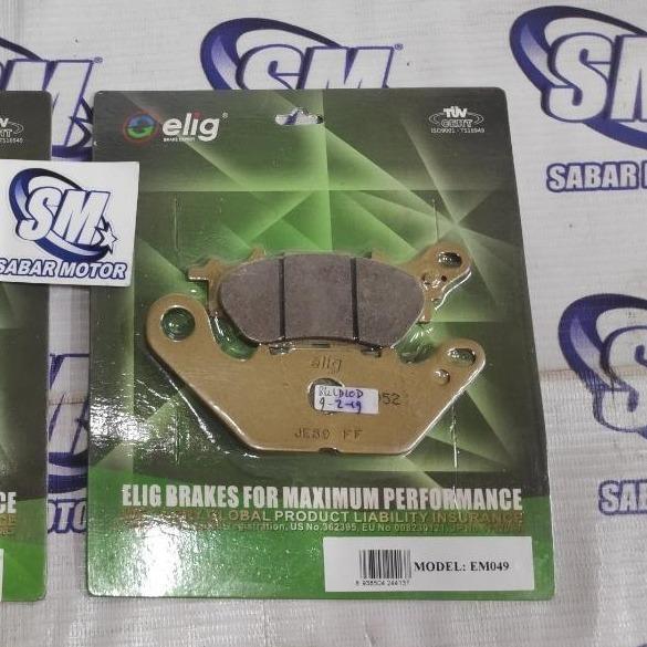 Kampas Rem belakang Yamaha NMAX - New NMAX 155 - ELIG kampas rem elig nmax belakang - kampas rem