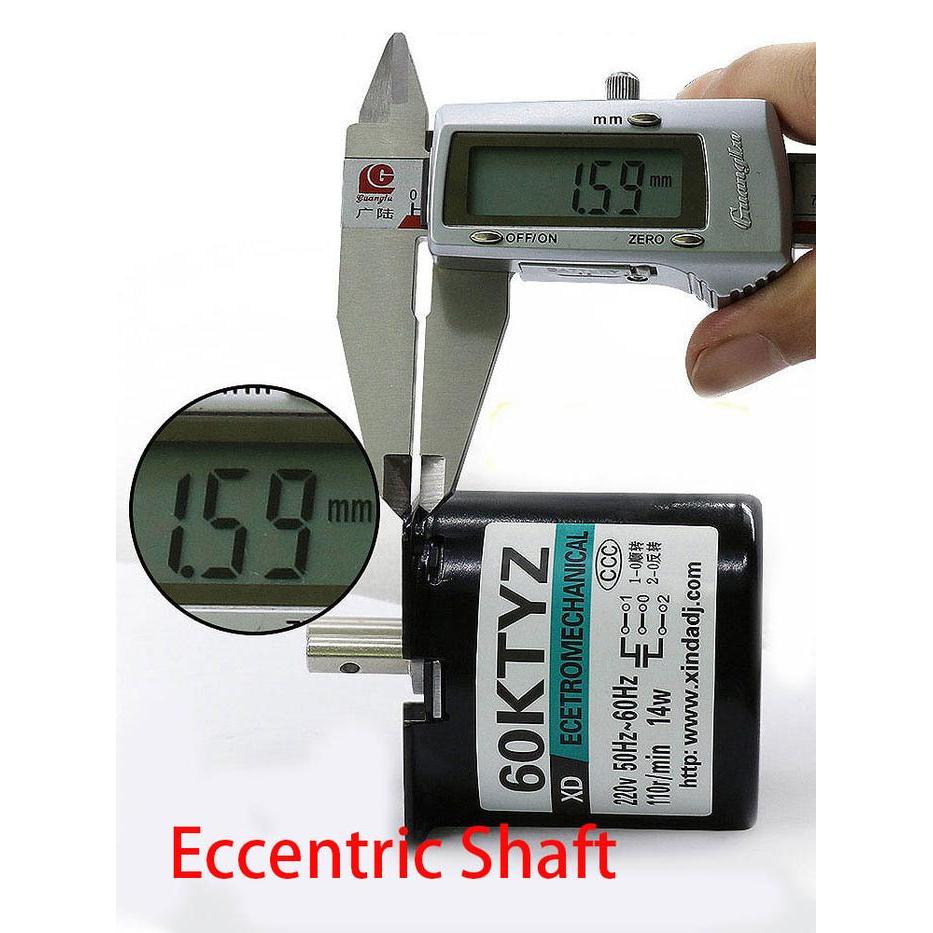 Motor Gearbox Eccentric Shaft 60 KTYZ 14 watt 25Rpm-80Rpm (8228)