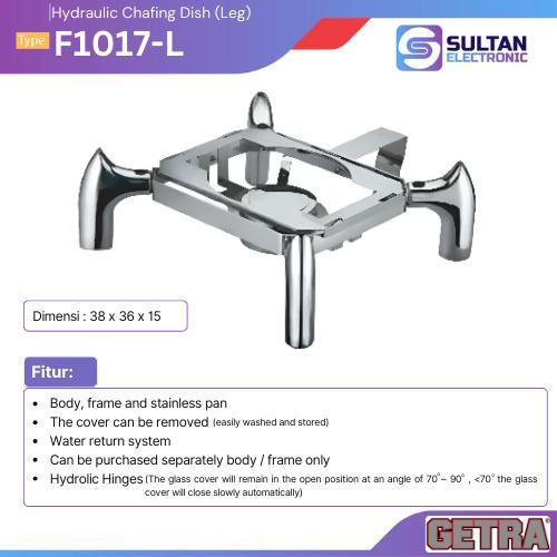 GETRA Hydraulic Chafing Dish F1017-L / F1017-B / F1017 Full Set Chafing Dish Buffet Kapasitas 6