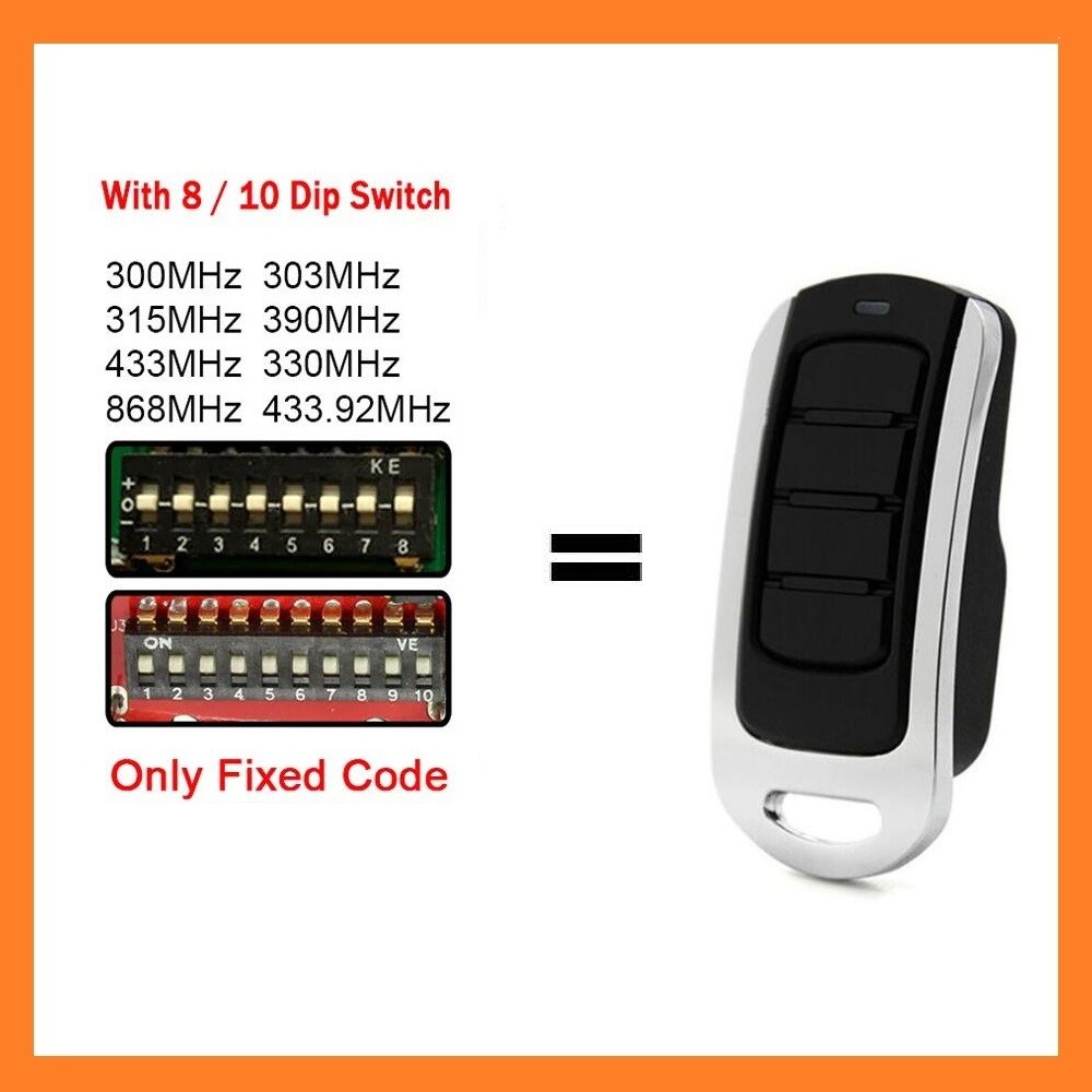 Multi Frequency 280MHz-868MHz Remote Control Comaptible With 300MHz 303MHz 315MHz 330MHz 433MHz