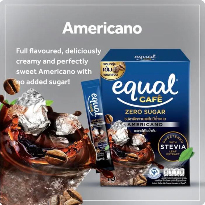 Terlaris EQUAL Coffee No Sugar Added Instant Coffee Mix Kopi Equal CAFE