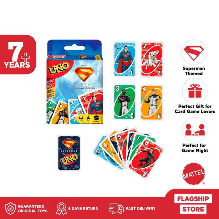 UNO Superman Card - Permainan Kartu