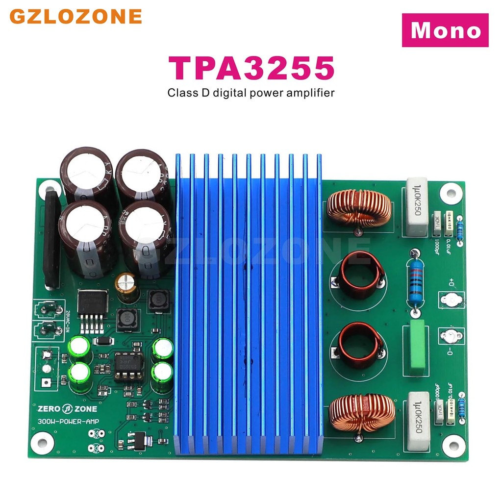 MONO TPA3255 Class D Power Amplifier Finished Board High Power HIFI BTL AMP Support RCA/XLR Input