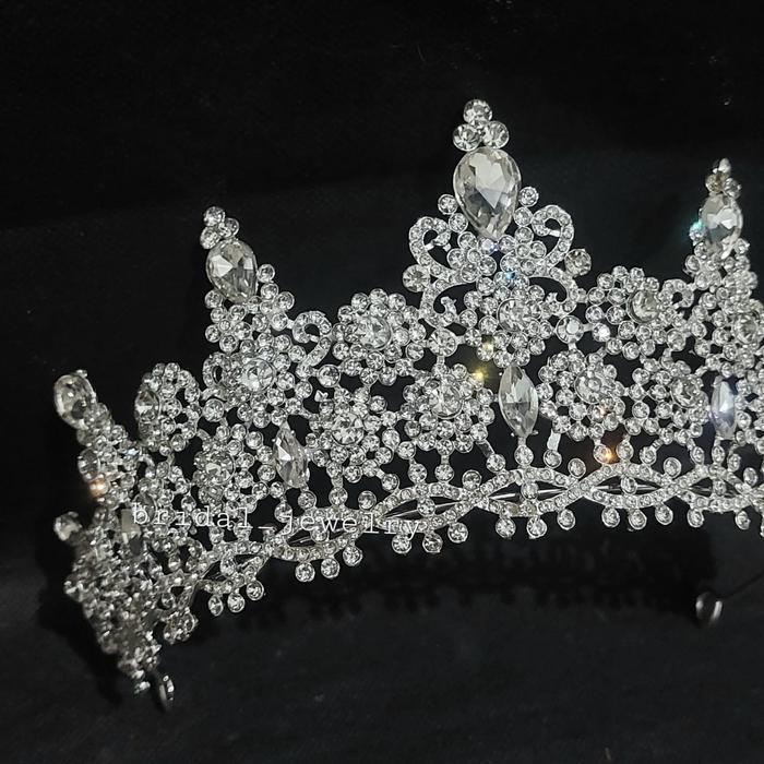 Mahkota Calla - Mahkota Pengantin Mewah Besar - Mahkota Pagent