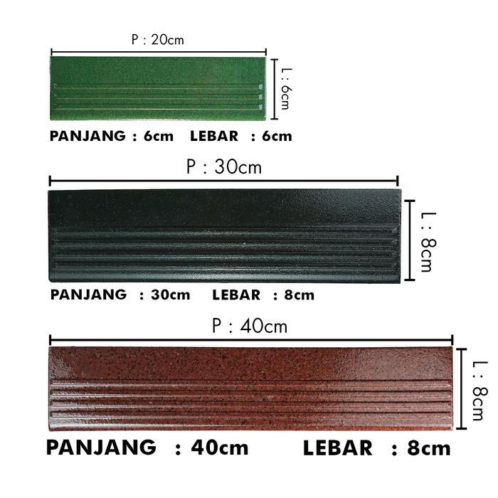 "New" Stepnosing step nosing plint tangga Keramik Granite 8 x 40