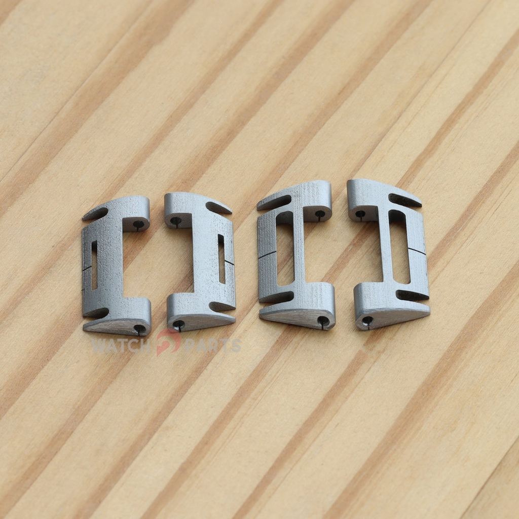 Steel 28/30mm Watch Leather Strap Insert for IWC Ingenieur Watch Band Link