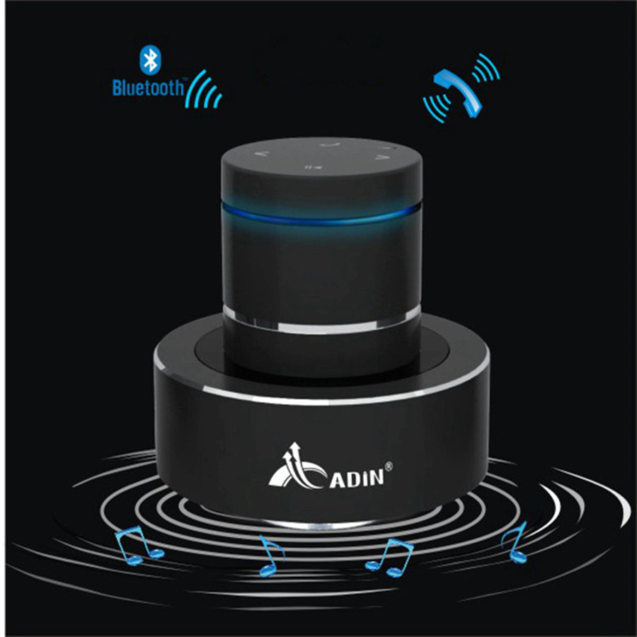 Adin 26w Metal Vibration Bluetooth Speaker Resonance Touch Stereo Bass Mini Portable Wireless