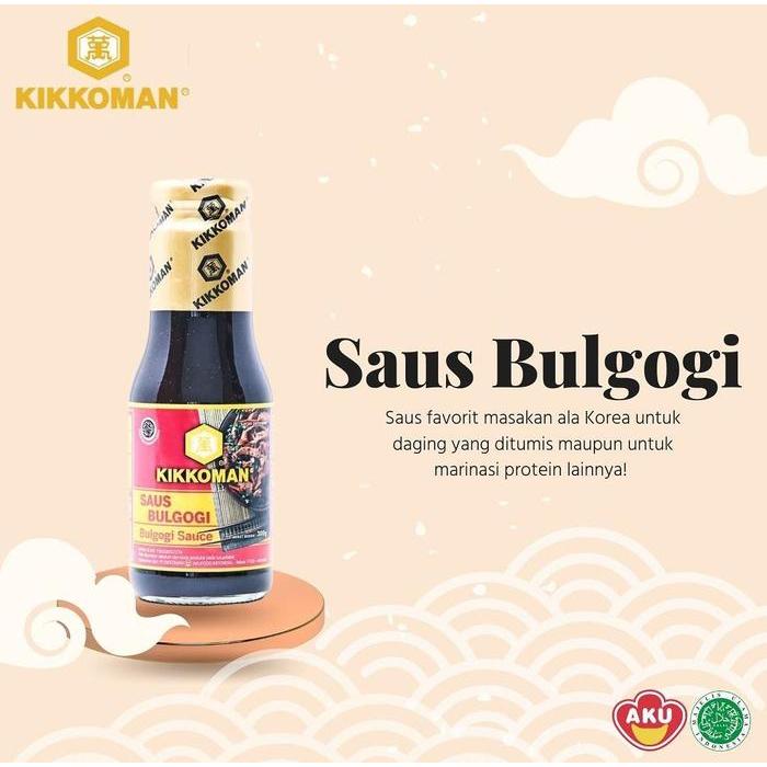 Kikkoman Bulgogi Sauce Premium Saos Korea Bbq Halal Marinasi Daging