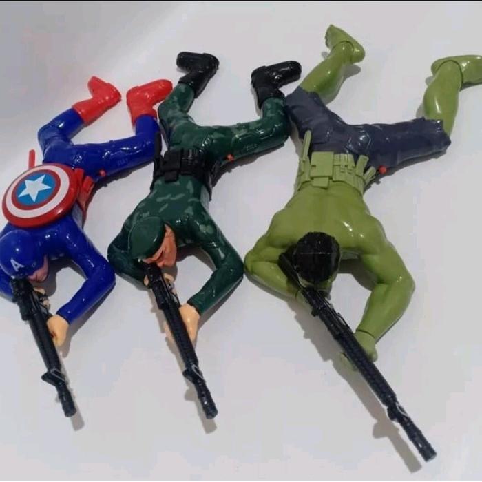 MAINAN KOLEKSI ANAK TENTARA TIARAP MILITER BERGERAK Toy