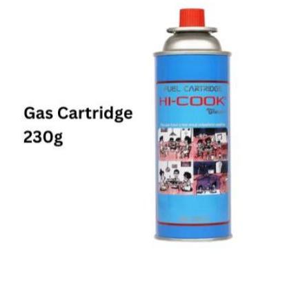 HI-COOK Cartridge Gas Kompor Portable LPG 230g untuk Kompor Mini & Obor Gas Bahan Bakar Portabel