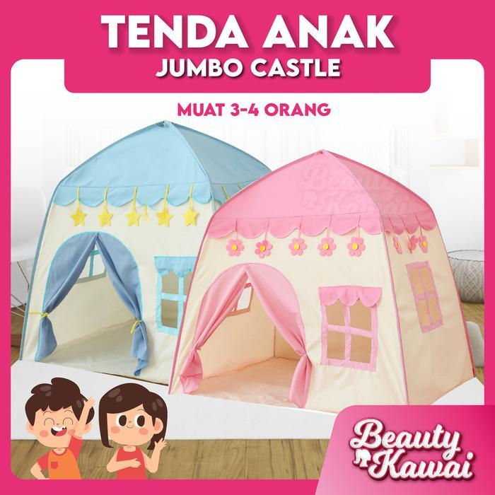 Mainan Tenda Anak Jumbo Tent Playhouse Princess Castle Murah
