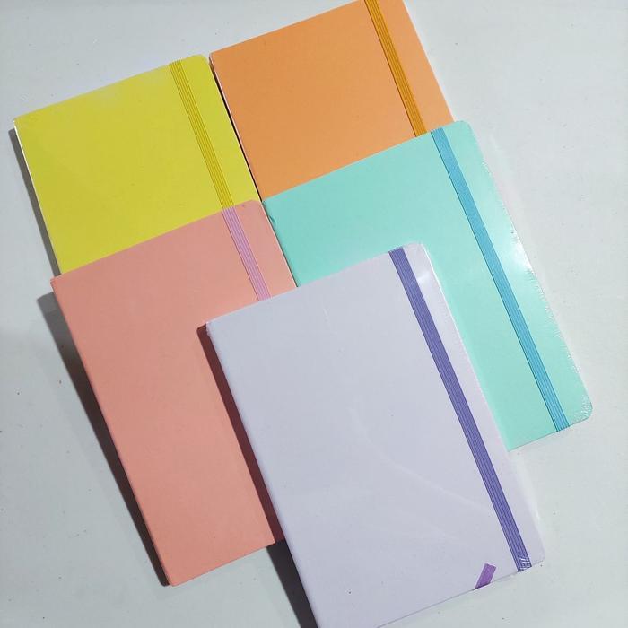 Notebook Buku Tulis A5 HardCover Tebal Polos Buku Diary Buku Catat