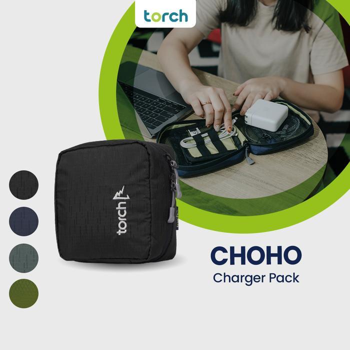 Torch Pouch Kabel Charger Handsfree - Travel Pouch Organizer Choho