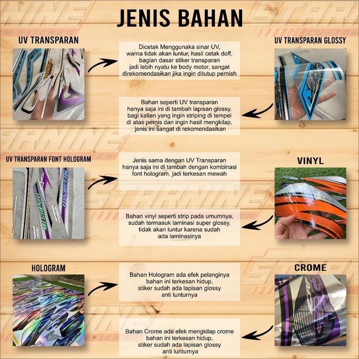 STRIPING GL 100 STRIPING GL 125 STIKER GL KODE GL-AS-106