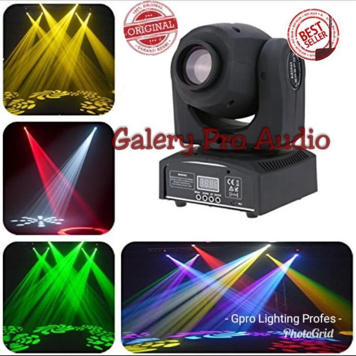 Aoki - Mini Moving Head 30/35Watt Led Spot 7Gobo Variasi Warna