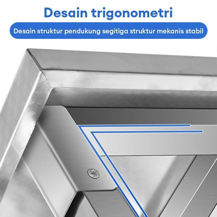 FUFU Meja Lipat Portable Meja Kantor Besi Meja Lipat Stainless Meja Belajar Meja Lipat Panjang Meja