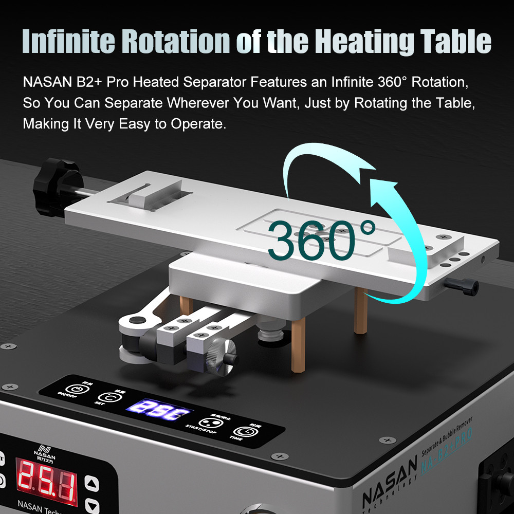 NASAN B2+ Pro 2 in 1 Multi-function Bubble Remover LCD Separator No Need Air Compressor Vacuum Pump