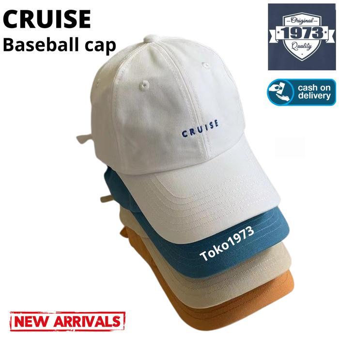 Baseball Cap : Cruise - Topi Baseball Topi Pria Topi Wanita Topi Olahraga #Gratisongkir