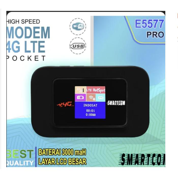 Mifi Modem Wifi 4G Lte Pocket Router Smartcom E5577
