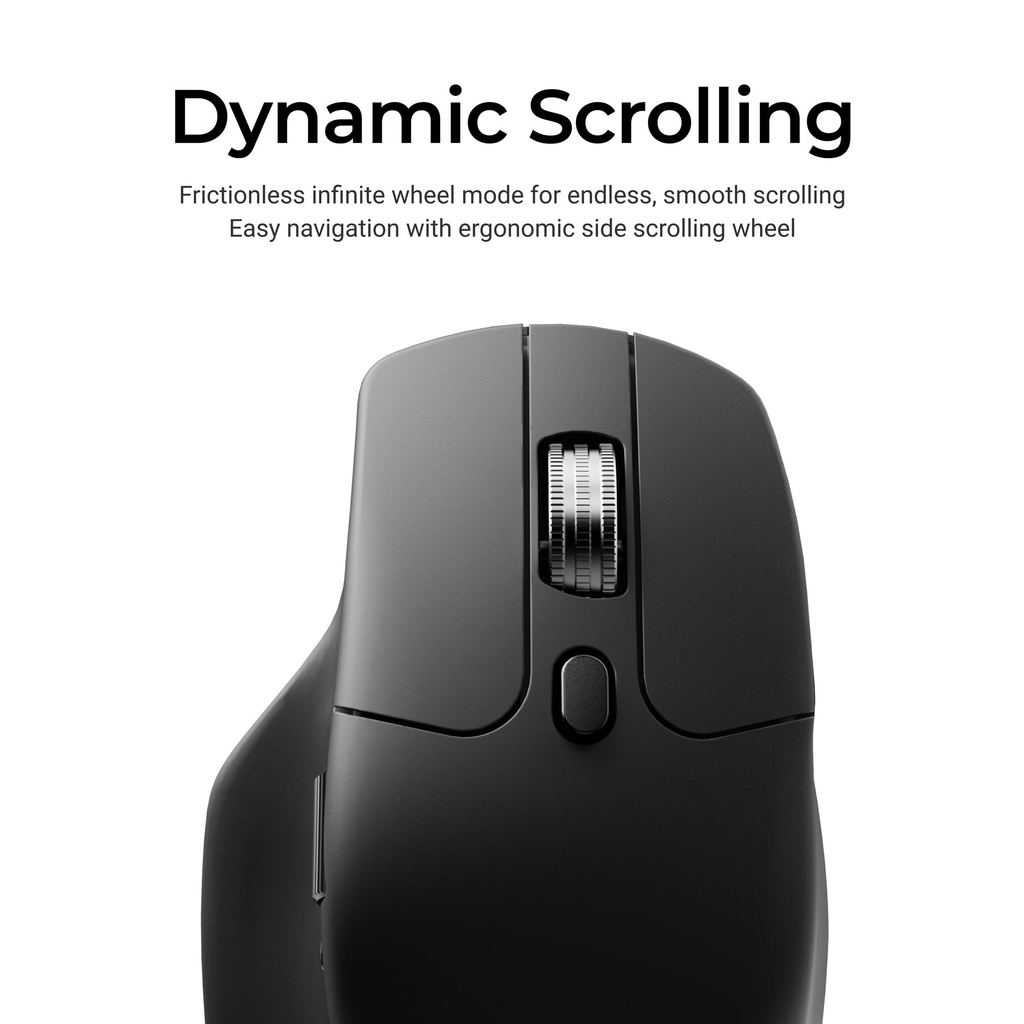 Keychron M6 Wireless Mouse All Silent Micro Switch PixArt 3950 Sensor 8K Polling Rate Dual Scrolling