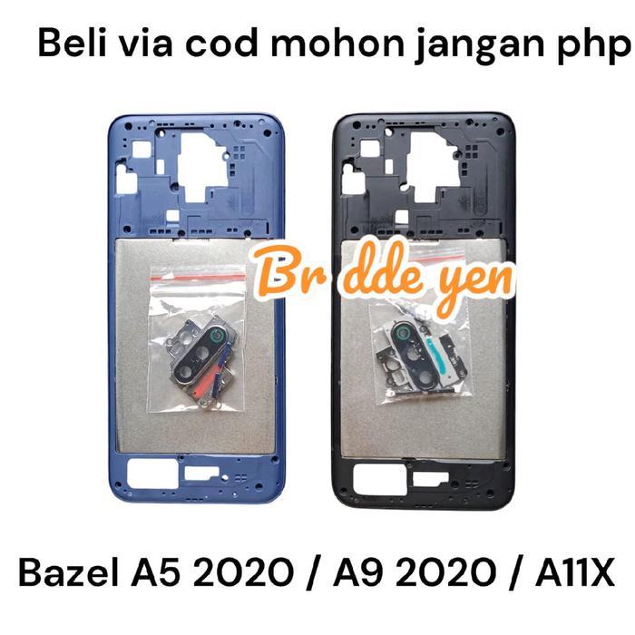 Bazel Bezel Frame for Oppo A5 2020 . A9 2020 . A11X Tulang Tengah Tutup Penutup Mesin Handphone HP
