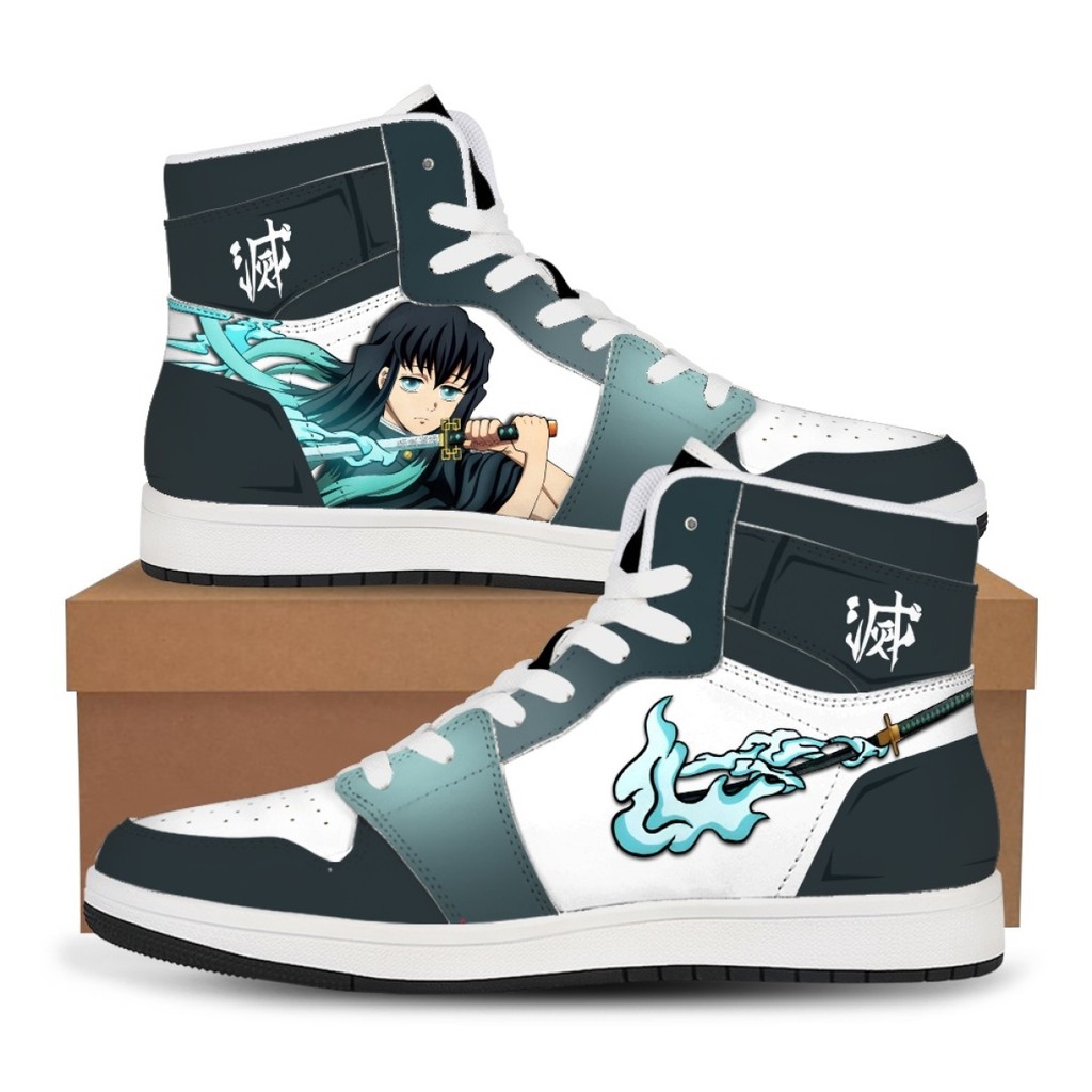 Demon Slayer Kimetsu No Yaiba Sneakers Basketball Anime Fashion Men's Shoes Women's Shoes Unisex