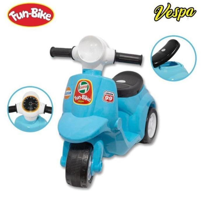 Funbike motor vespa mainan anak