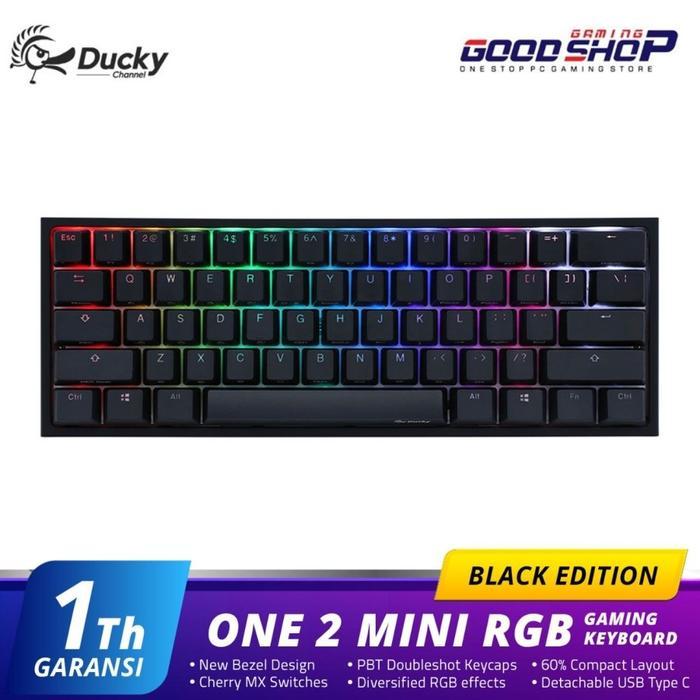 Ducky One 2 Mini Black Mechanical Keyboard Terbaru 