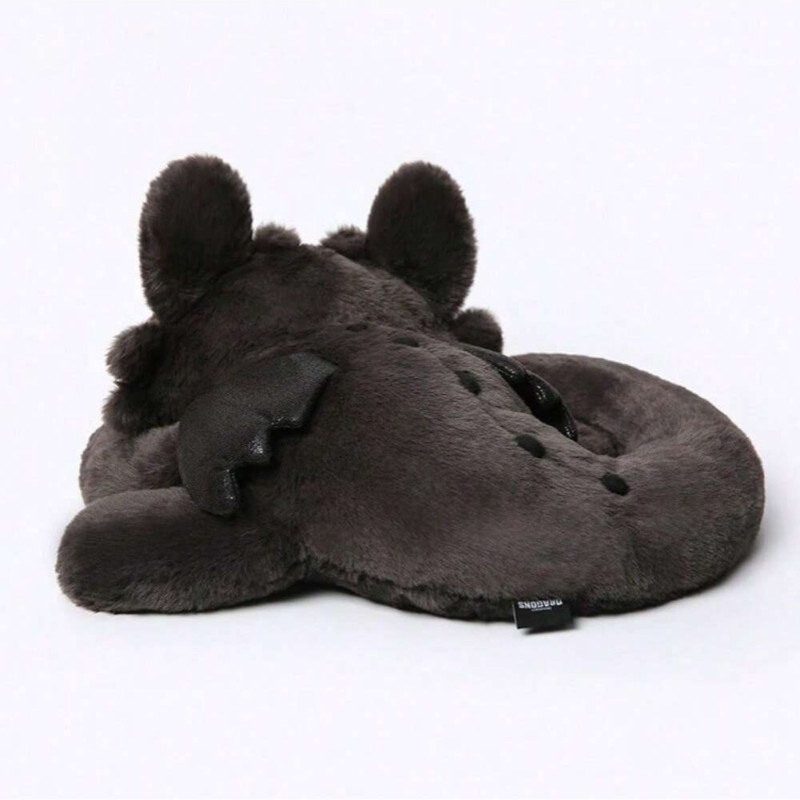 Genuine How to Train Your Dragon,kawaii Toothless Plush Doll Lying Dragon Stuffed Toy Soft Throw