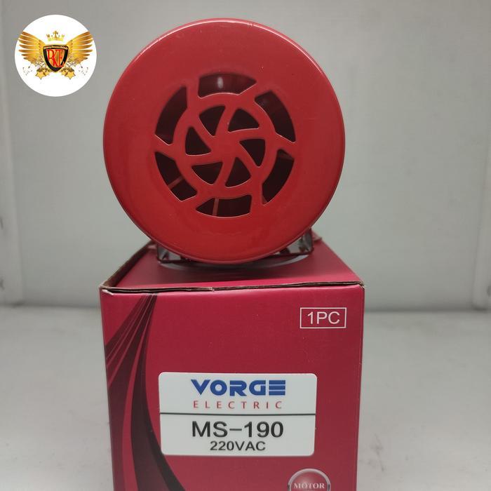 New Vorge Mini Motor Siren (Sirene) Ms-190M 3" Bukan Fort Ms-190 Ms190