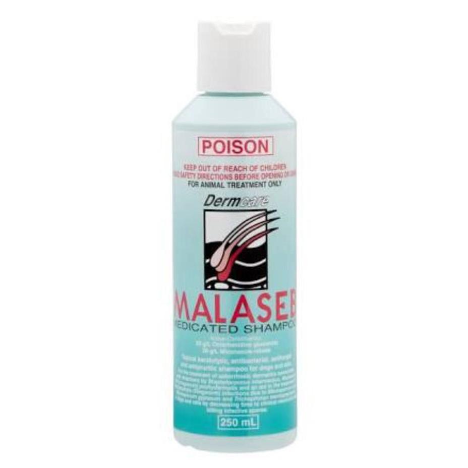 Malaseb Dermcare Medicated Shampoo 250ml shampoo anjing Sakit kulit dermatitis seboroik
