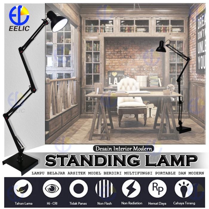 EELIC ELC-J017 LAMPU ARSITEK STANDING LAMP LAMPU BELAJAR ARSITEK MODEL BERDIRI LAMPU ARSITEK TINGGI