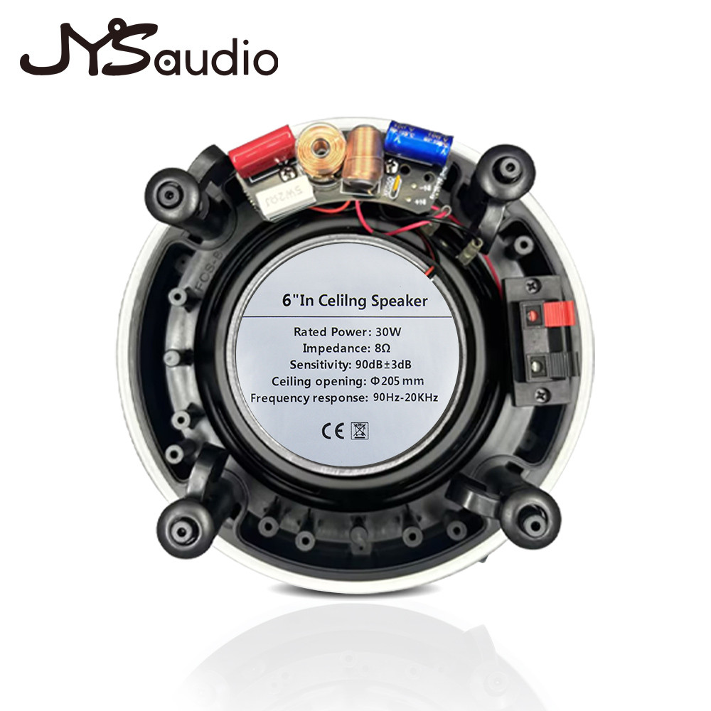 Fashion Coaxial Ceiling Speaker Frameless Passive PP Cone 8Ohm 30Watts Loudspeaker For Home Theater