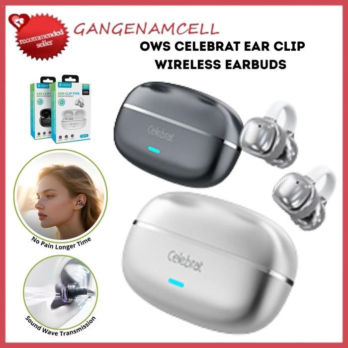OWS Celebrat W74 Bluetooth 5.4 Ear Clip Wireless with Directional Sound Tech Premium